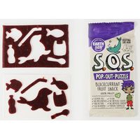 Earth & Co S.O.S. Pop-Out-Puzzle Fruit Snack - Blackcurrant 